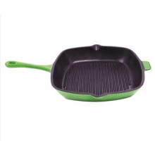 Verschiedene Emaille Farbe Grill Pan Gusseisen